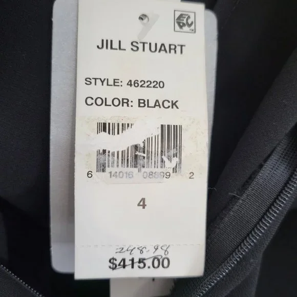 NWT- JILL by JILL Stuart Dotted Mesh Gown maxi dress Sz 4 - Picture 10 of 11